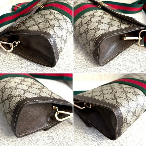 Authentic Gucci clutch converted into a crossbody bag brown monogram canvas - Picture 16 of 16